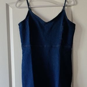 Women Blue Denim Dress